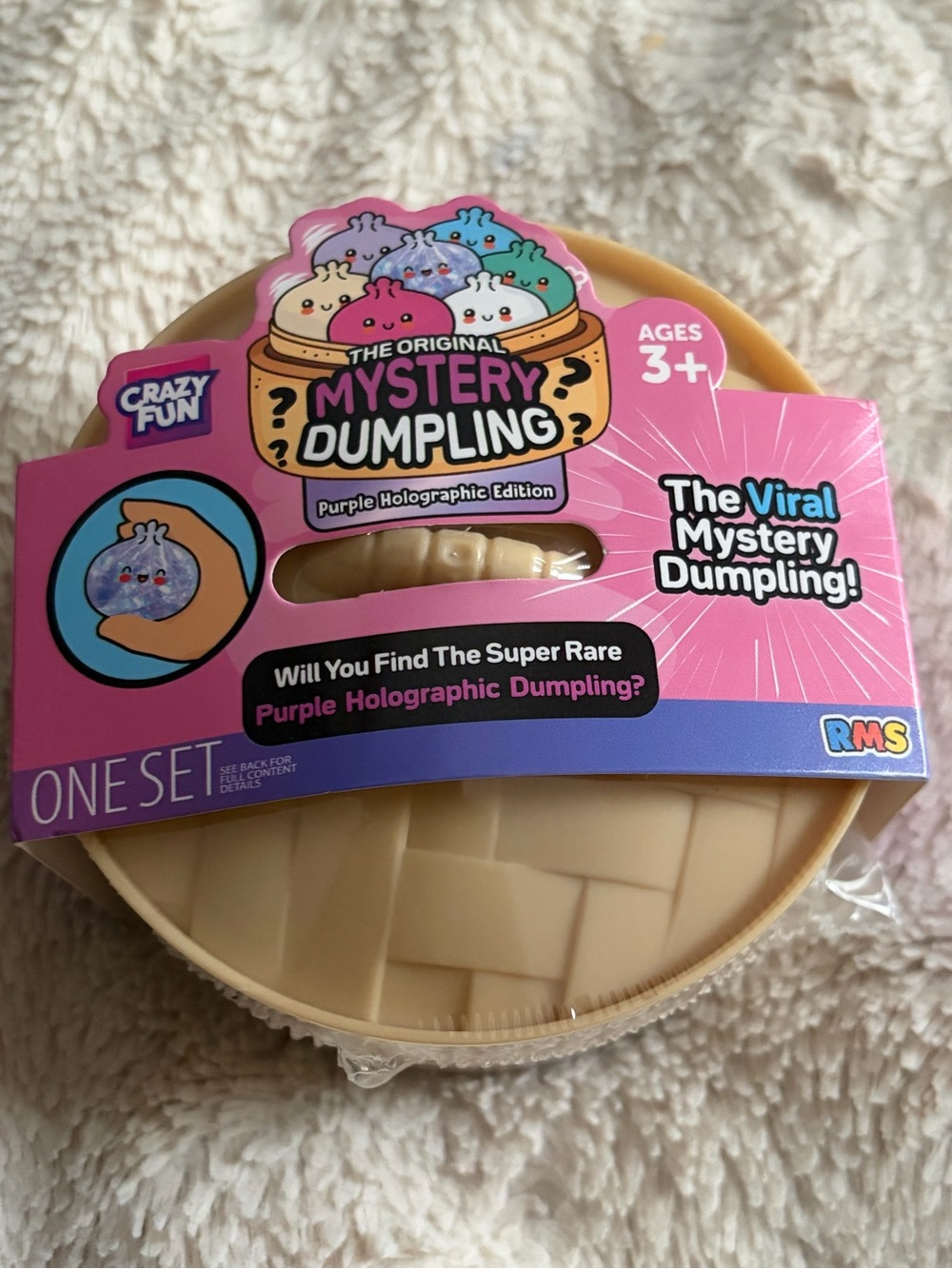 The Original Mystery Dumpling Purple Holographic Edition Plush Toy